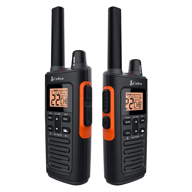Cobra Electronics Qualifies for Free Shipping Cobra Electronics Splashproof Walkie Talkie Pair #RX680