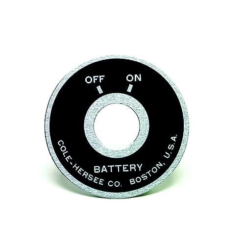 Cole Hersee Company Qualifies for Free Shipping Cole Hersee Battery Switch Face Plate #82065-BX