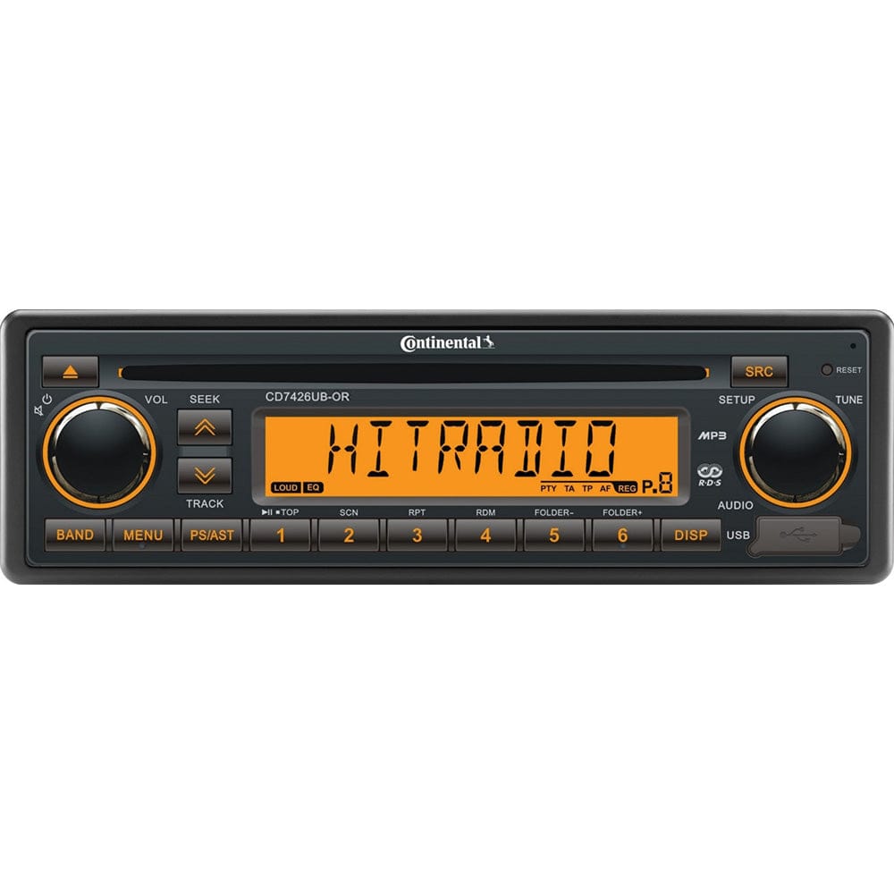 Continental Qualifies for Free Shipping Continental Stereo CD/AM/FM/USB/MP3/WMA/BT 24v #CD7426UB-OR