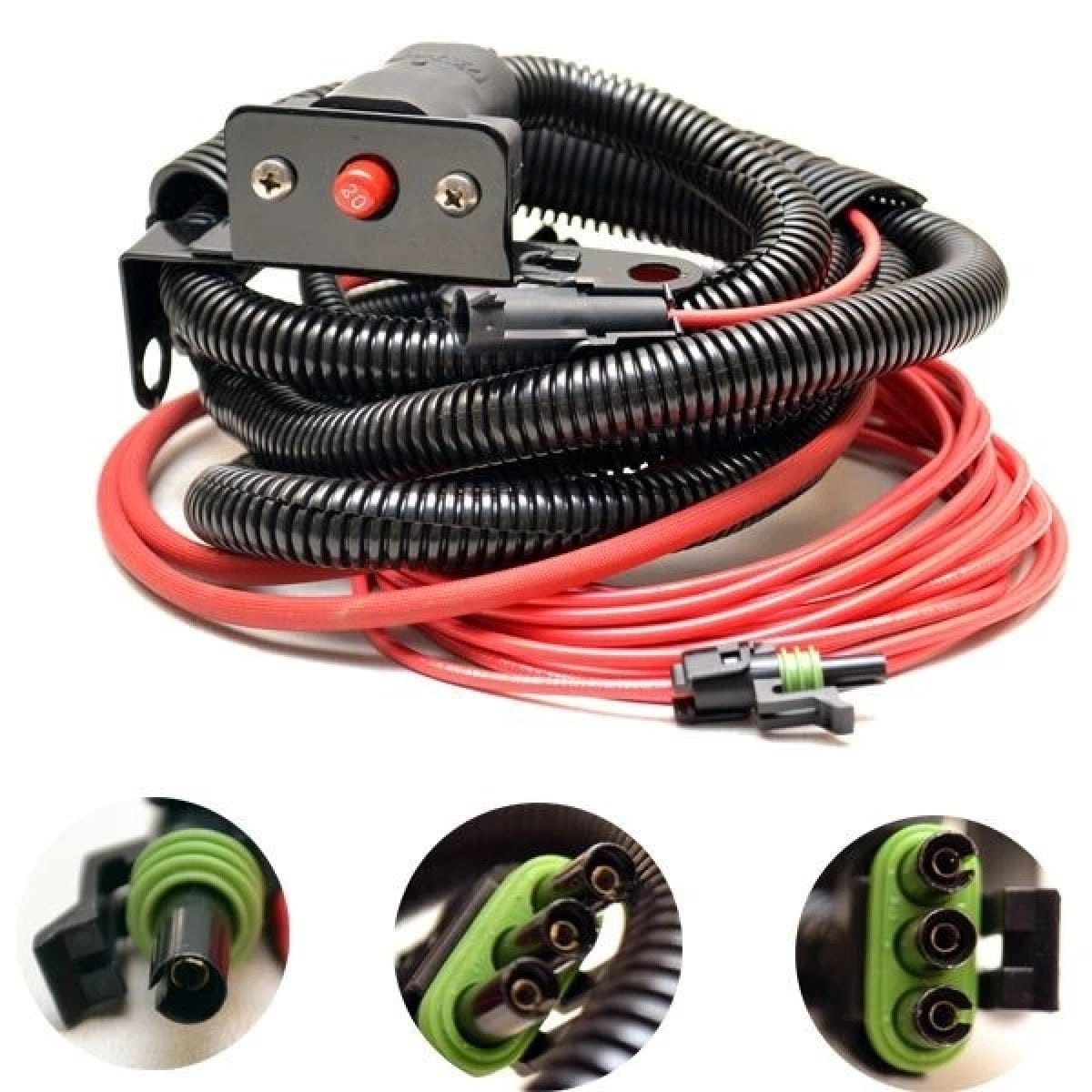 Corsa Qualifies for Free Shipping Corsa Replacement 3-Wire Captain's Call Harness #10880