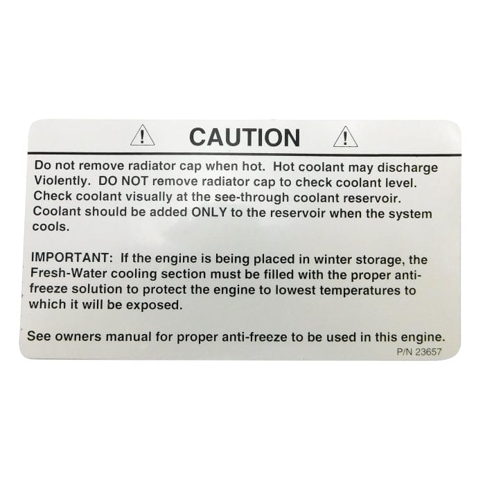 Crusader Qualifies for Free Shipping Crusader Heat Exchanger Decal #23657