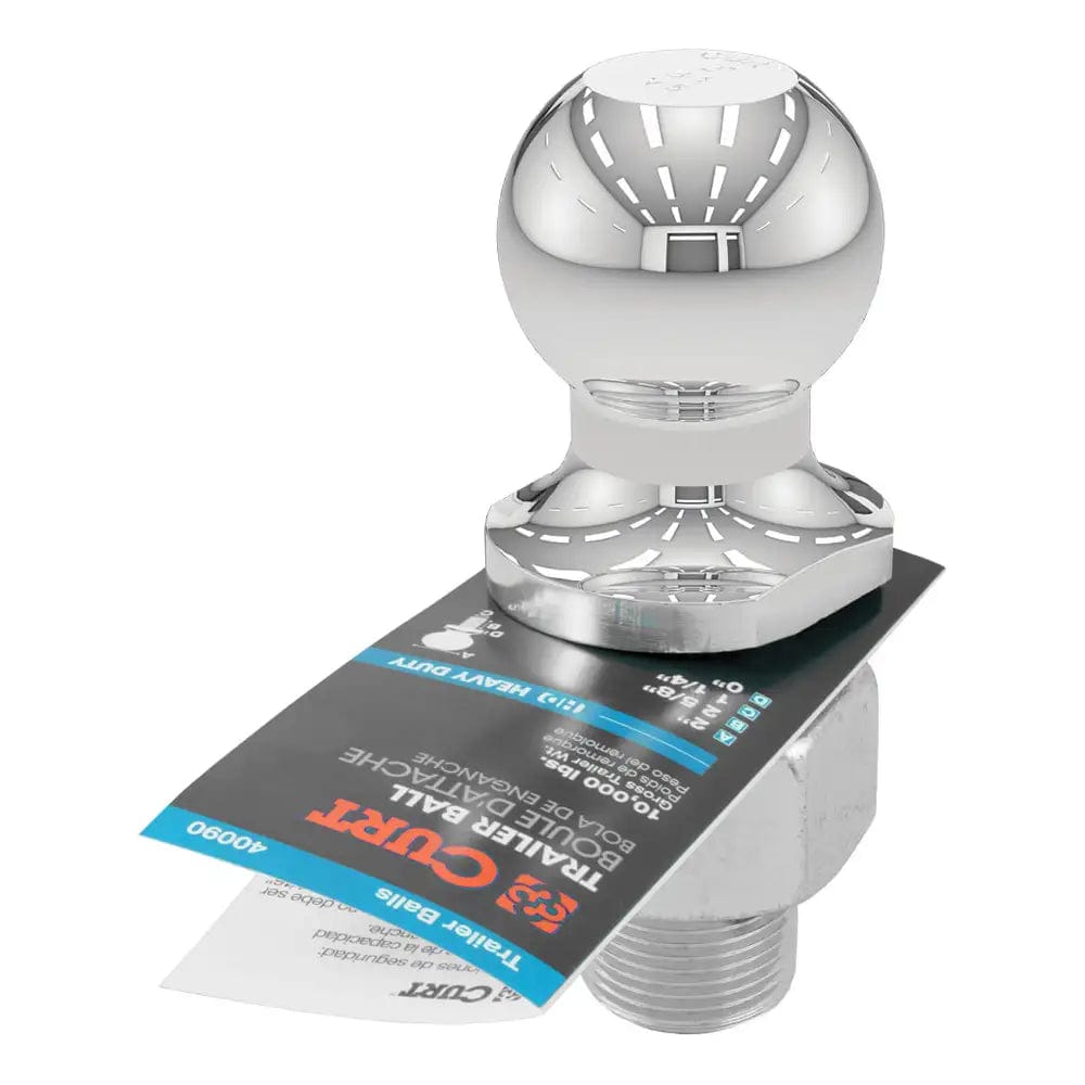 CURT Qualifies for Free Shipping CURT 2" Chrome Hitch Ball 10000 lb 1-1/4" x 2-5/8" Shank #40090