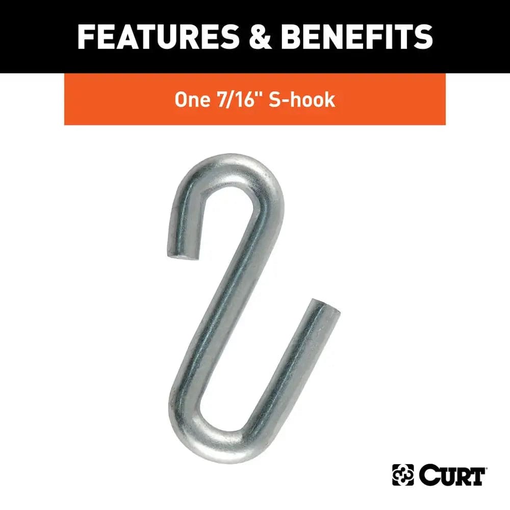 CURT Qualifies for Free Shipping CURT 27" Safety Chain with S-Hook #80040