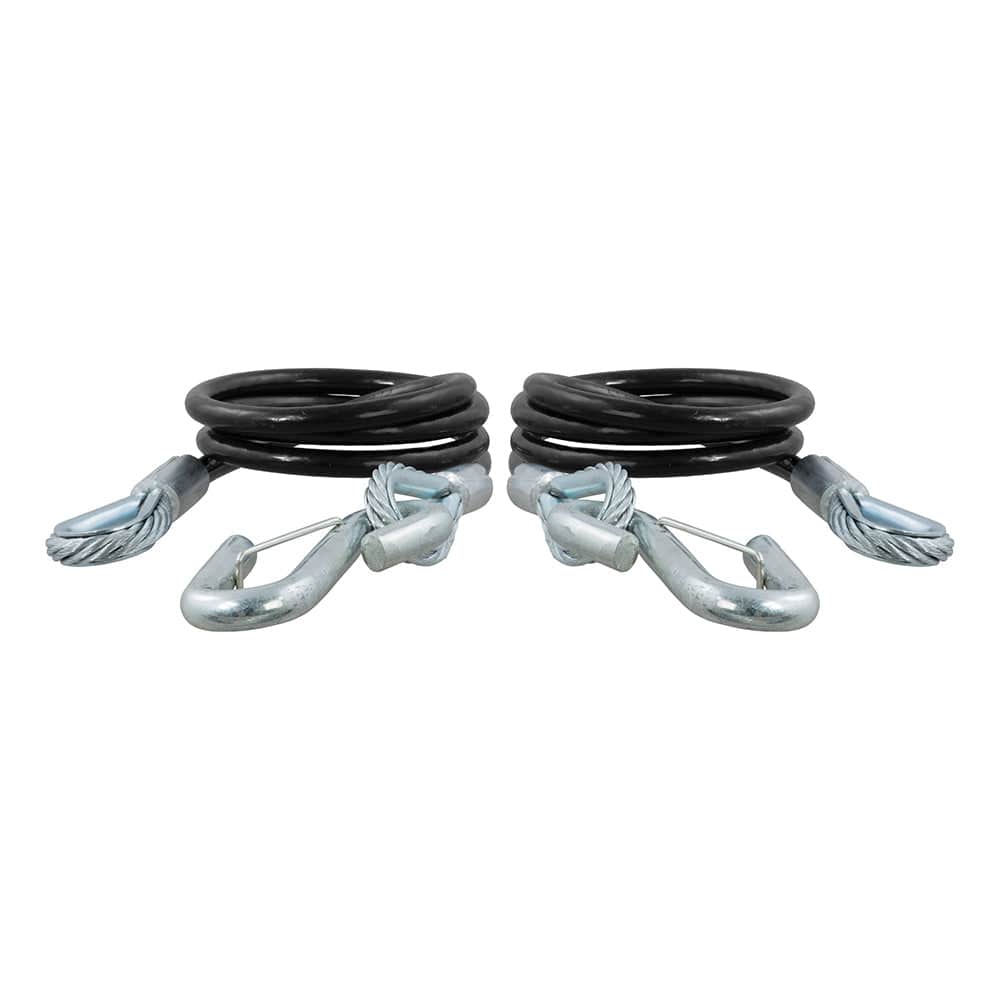 CURT Qualifies for Free Shipping CURT 44-1/2" Safety Cables with 2 Snap Hooks 5000 lb #80151