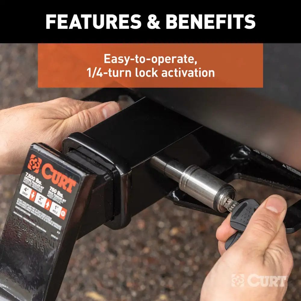 CURT Qualifies for Free Shipping CURT 5/8" Dogbone Lock SS #23519