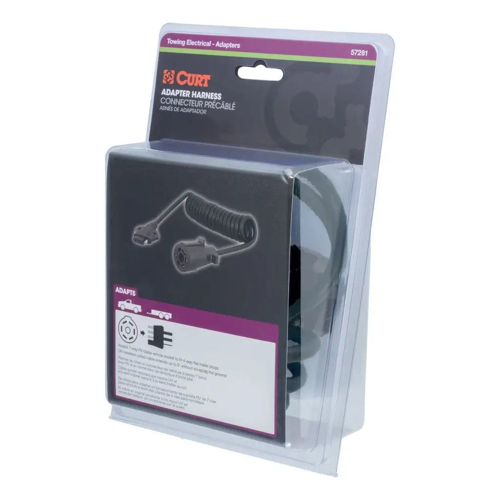 CURT Qualifies for Free Shipping CURT 5 To 7-Way Adapter 5' Harness #57281