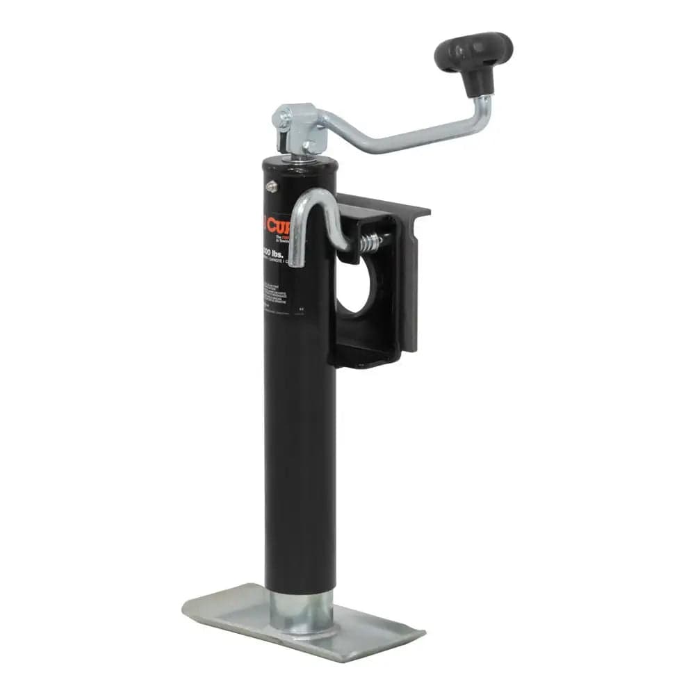 CURT Qualifies for Free Shipping CURT Bracket-Mount Swivel Jack with Top Handle #28300