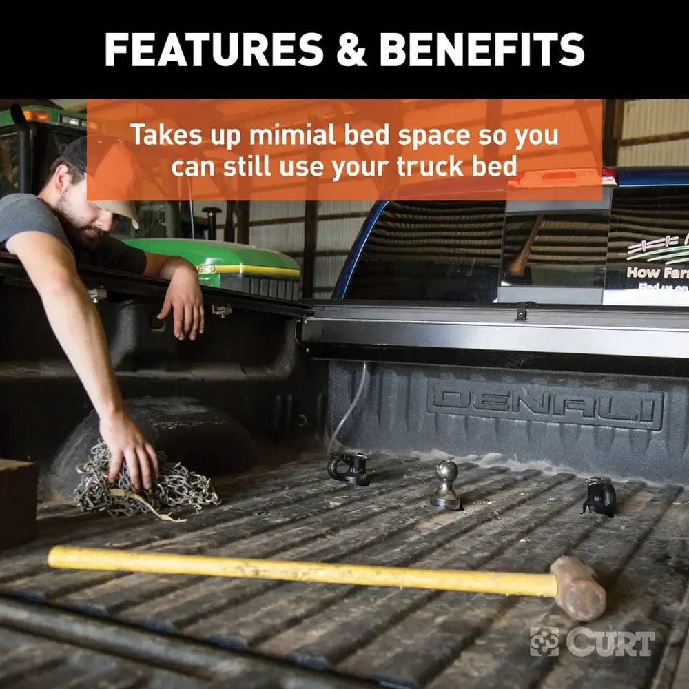 CURT Qualifies for Free Shipping CURT OEM Puck System 2-5/16" Gooseneck Hitch for Ford/GM/Nissan 30K #60692