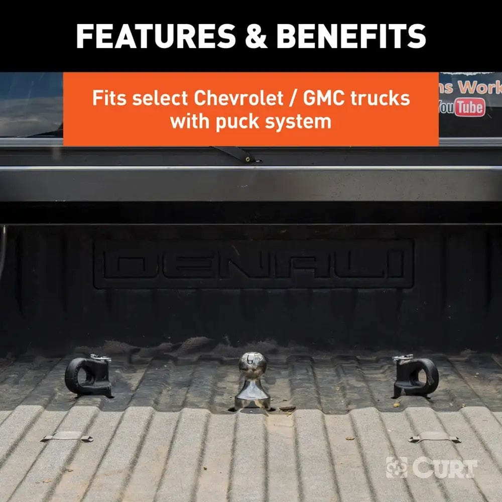 CURT Qualifies for Free Shipping CURT OEM Puck System 2-5/16" Gooseneck Hitch for Ford/GM/Nissan 30K #60692