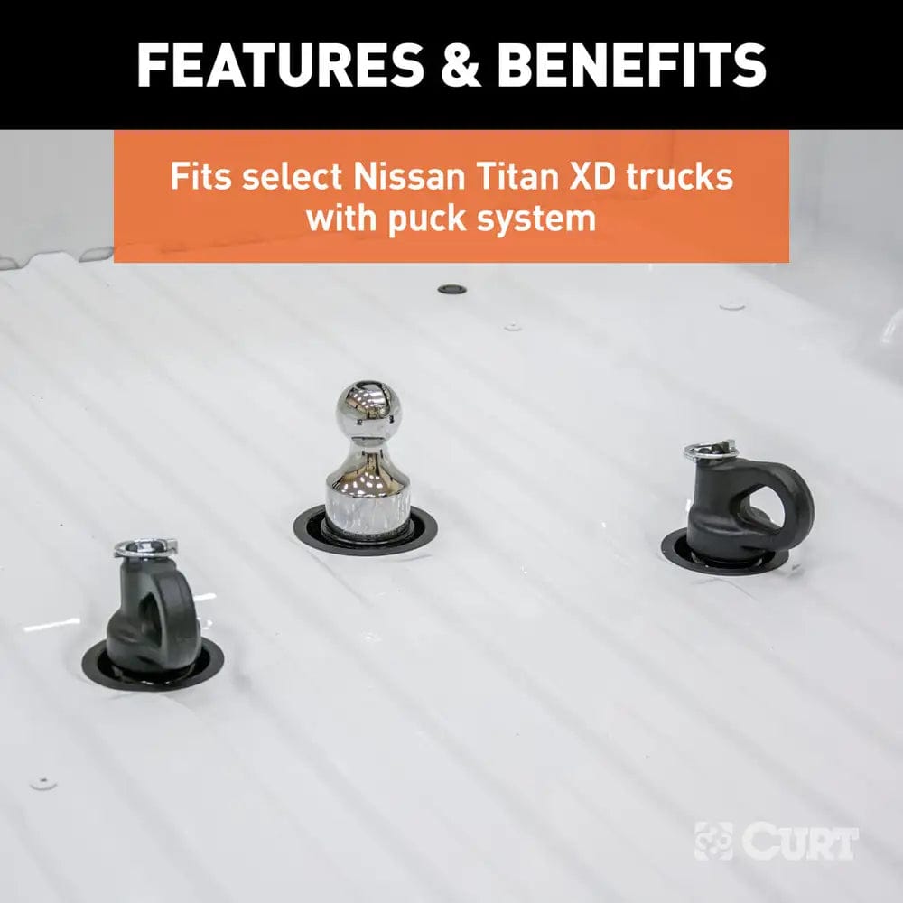 CURT Qualifies for Free Shipping CURT OEM Puck System 2-5/16" Gooseneck Hitch for Ford/GM/Nissan 30K #60692