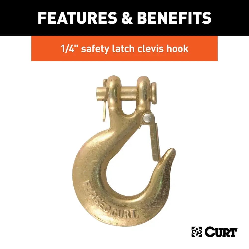 CURT Qualifies for Free Shipping CURT Safety Chain with 1 Clevis Hook #80303
