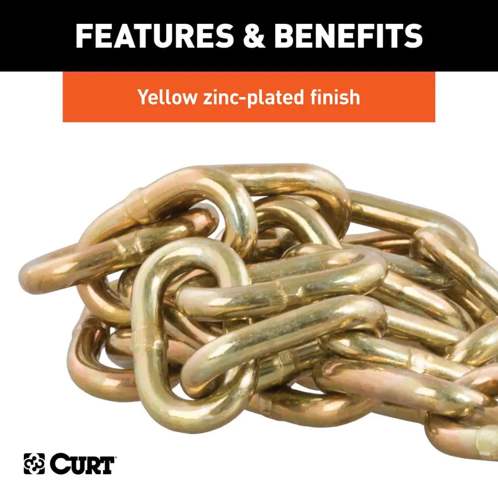 CURT Qualifies for Free Shipping CURT Safety Chain with 1 Clevis Hook #80303