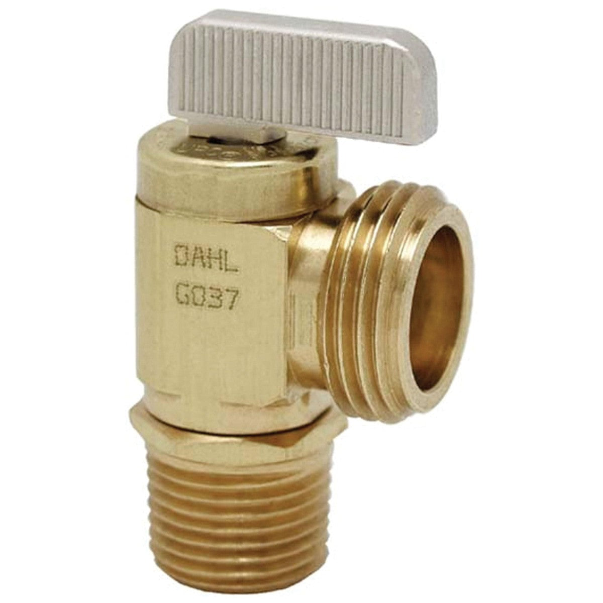 Dahl Qualifies for Free Shipping Dahl Drain Valve 1/2" Dual C or MIP x Hose Angled Pattern #221-01-04
