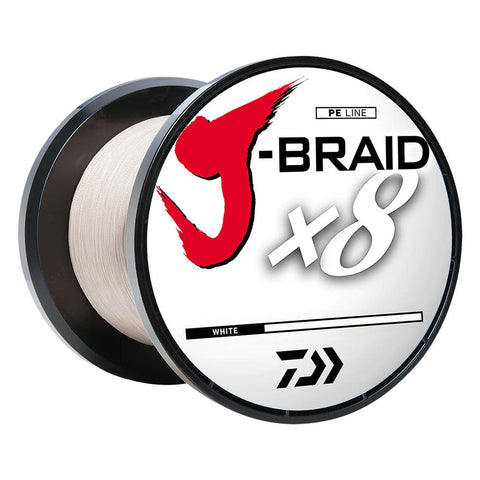 Daiwa Qualifies for Free Shipping Daiwa J-Braid X8 Braided Line White 65 lb 300 Yards #JB8U65-300WH
