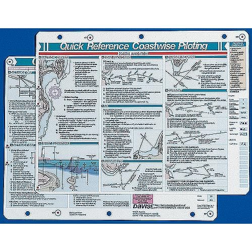 Davis Instruments Qualifies for Free Shipping Davis Instruments Coastwise Piloting Reference Card #126