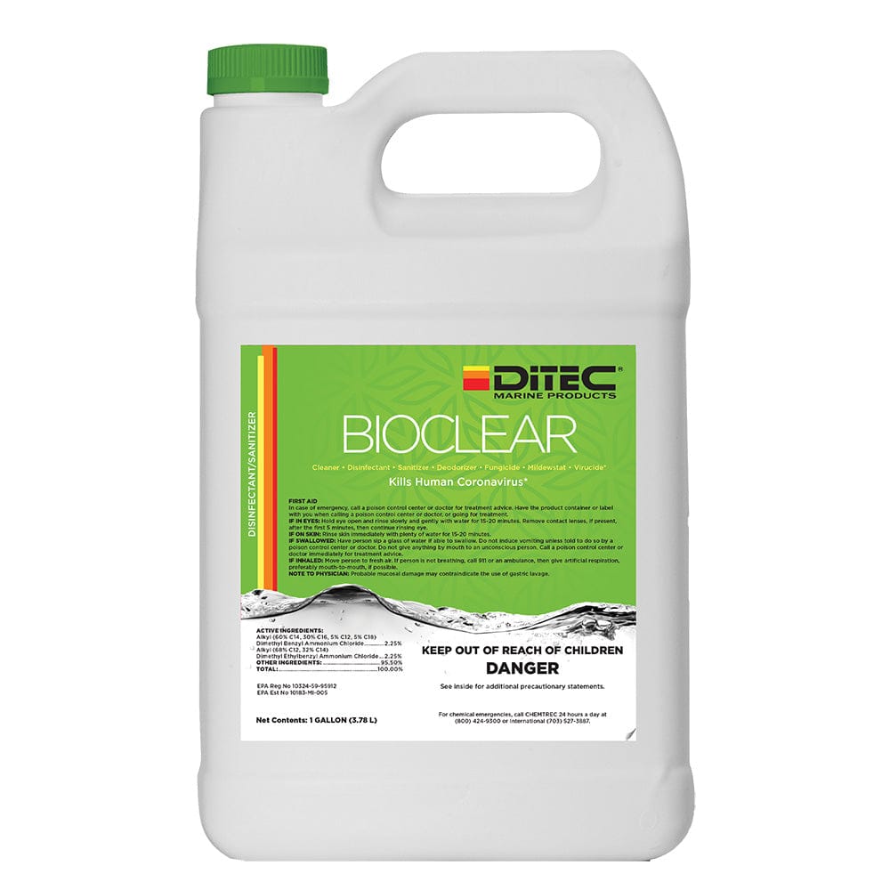 DiTEC Qualifies for Free Shipping DiTEC Bioclear Disinfectant Gallon #52-714M-4XO3