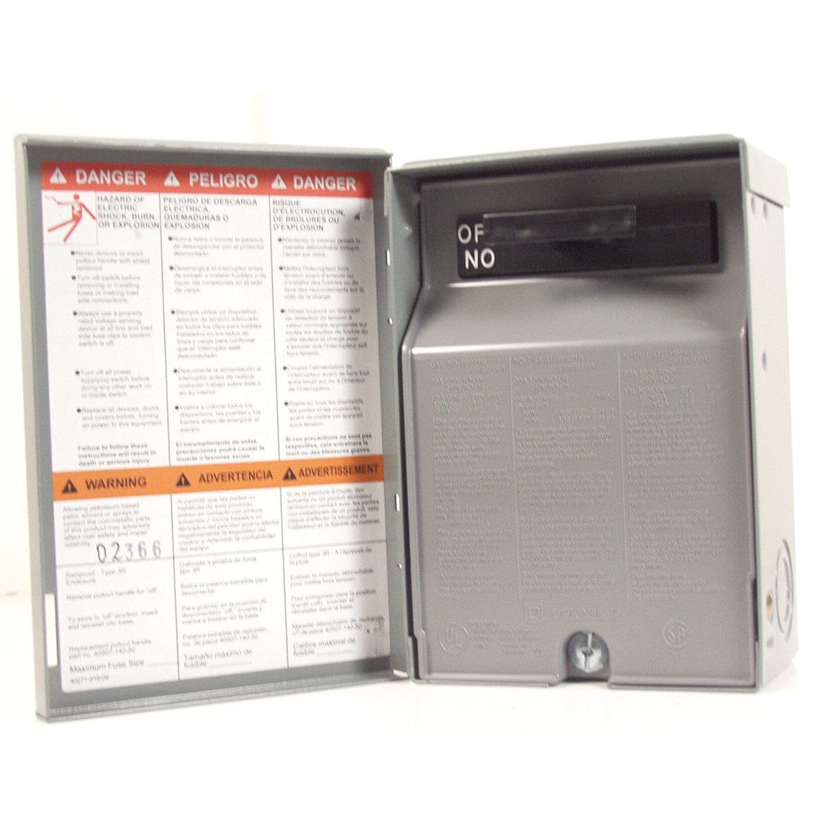 DiversiTec Qualifies for Free Shipping DiversiTec Disconnect Switch with Metal Case 60a Non-Fused #DDS-60U