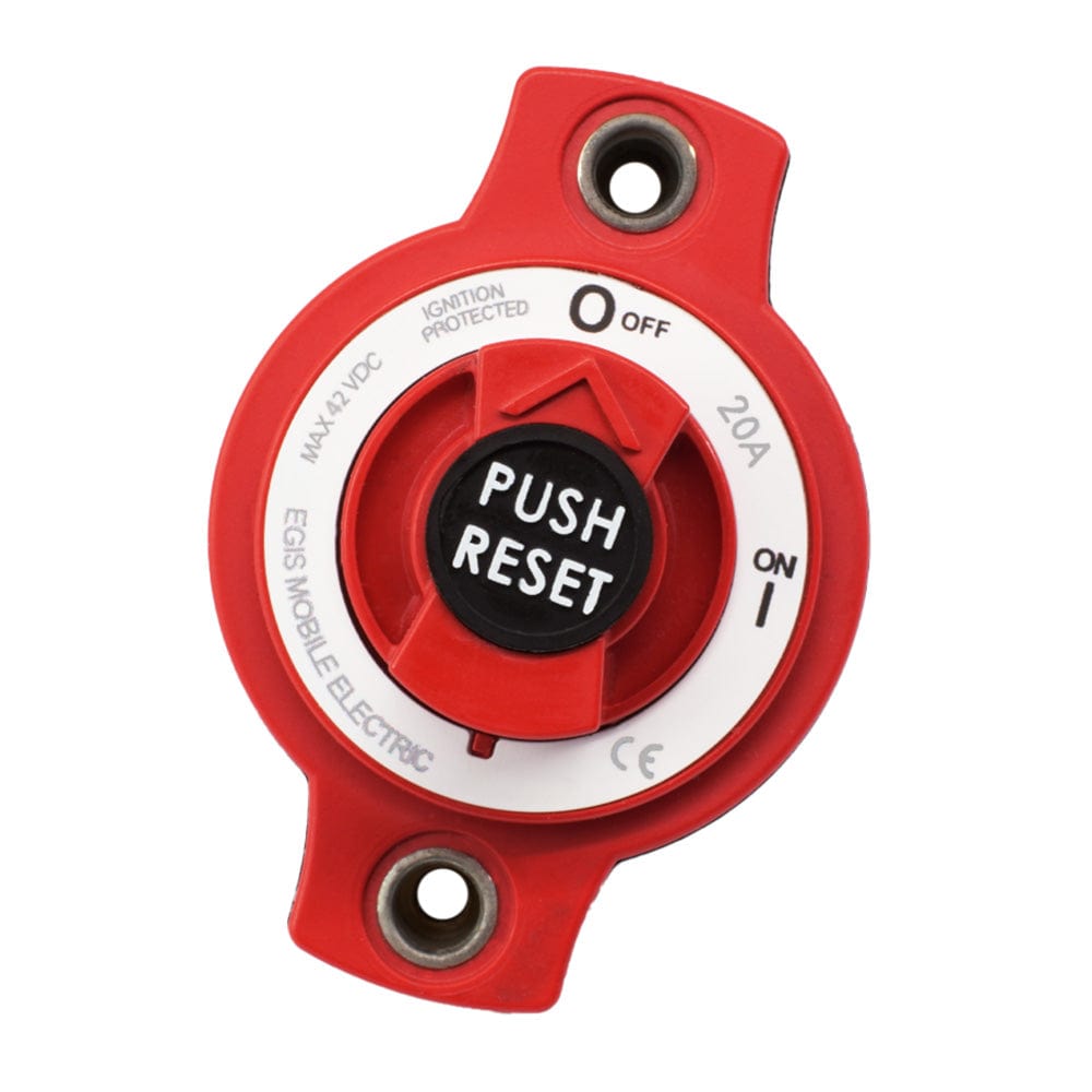 Egis Qualifies for Free Shipping Egis 20a Panel Mount Mini Circuit Breaker #4701-20