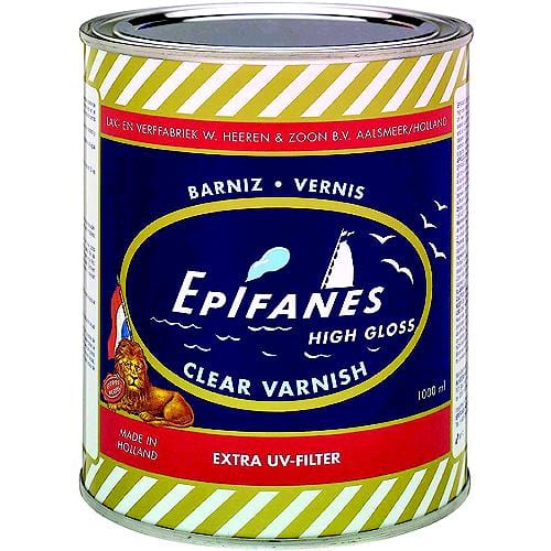 Epifanes Qualifies for Free Shipping Epifanes Clear Gloss Varnish 1/2" Pint #CV250