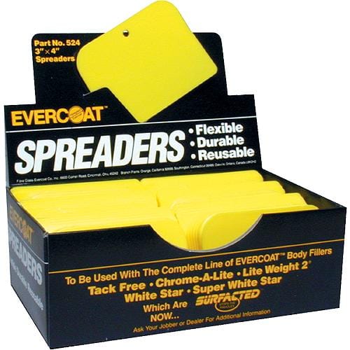 Evercoat Qualifies for Free Shipping Evercoat 3" x 4" Spreaders Bulk 72-pk #100524