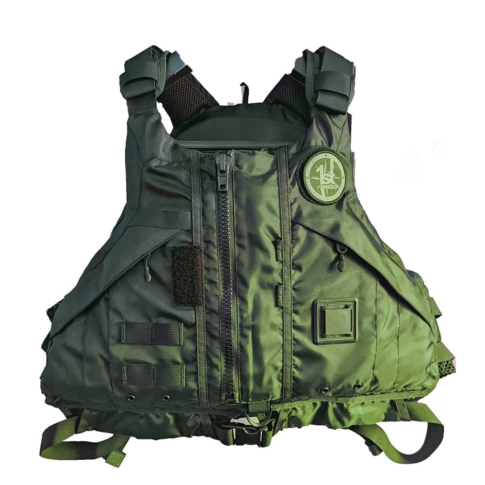 First Watch Qualifies for Free Shipping First Watch AV-1000 Kayak Style Duty PFD Green M/L #AV-1000-GN-M/L