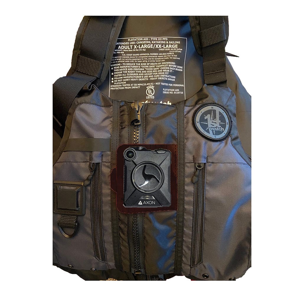 First Watch Qualifies for Free Shipping First Watch Body Cam Flap for AV-1000 Kayak Style Duty PFD #BCF-AV1000