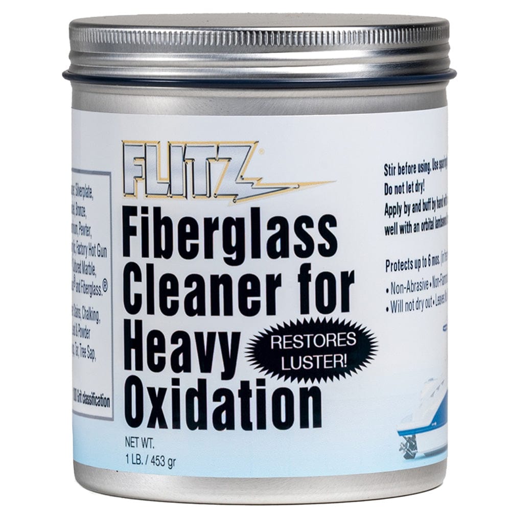 Flitz Qualifies for Free Shipping Flitz Fiberglass Cleaner Heavy Oxidation 1 lb Jar #CA03416