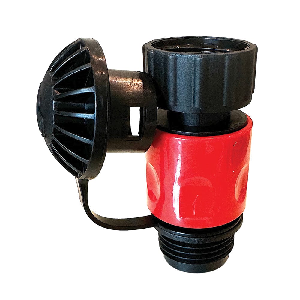 Flush-M Qualifies for Free Shipping Flush-M Suzuki Motors Flush Quick Release Port with 90-Degree Elbow #FS-BLK