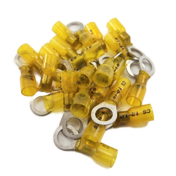 FTZ Industries Qualifies for Free Shipping FTZ Industries 12-10 AWG Yellow Ring 3/8" Stud 25-pk #37417-P25