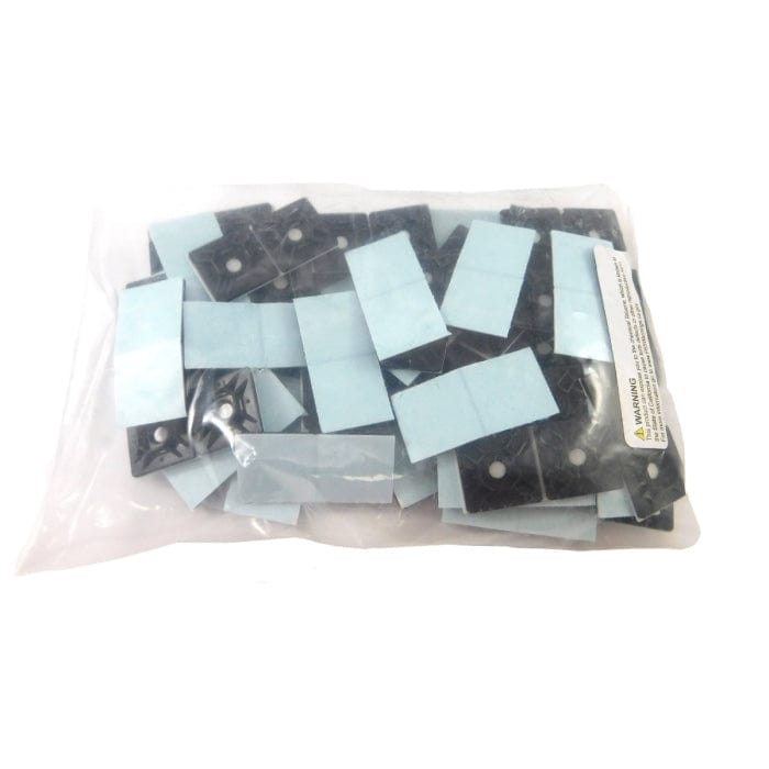 FTZ Industries Qualifies for Free Shipping FTZ Industries Adhesive Mounting Base 1" x 1" 100-pk Black #93512-P100