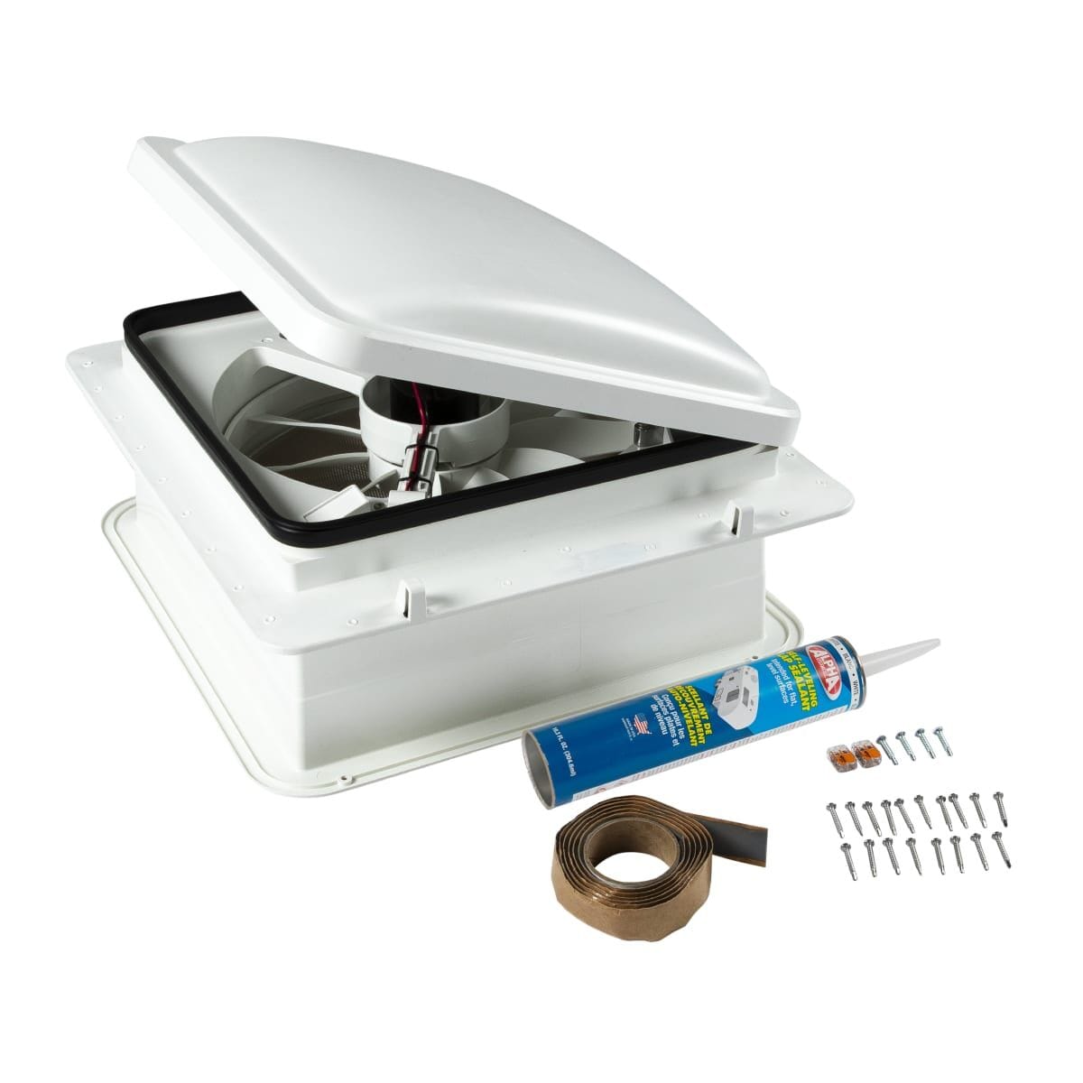 Furrion Qualifies for Free Shipping Furrion Roof Vent Fan with Lid 14" White #2023042193