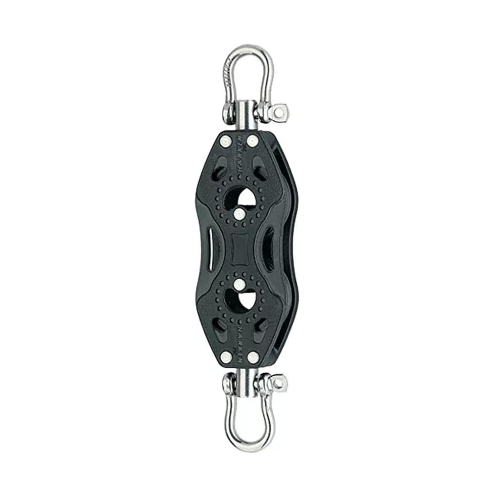 Harken Qualifies for Free Shipping Harken 29mm Carbo Double Swivel Symmetrical Fishing Pulley Black #1214F