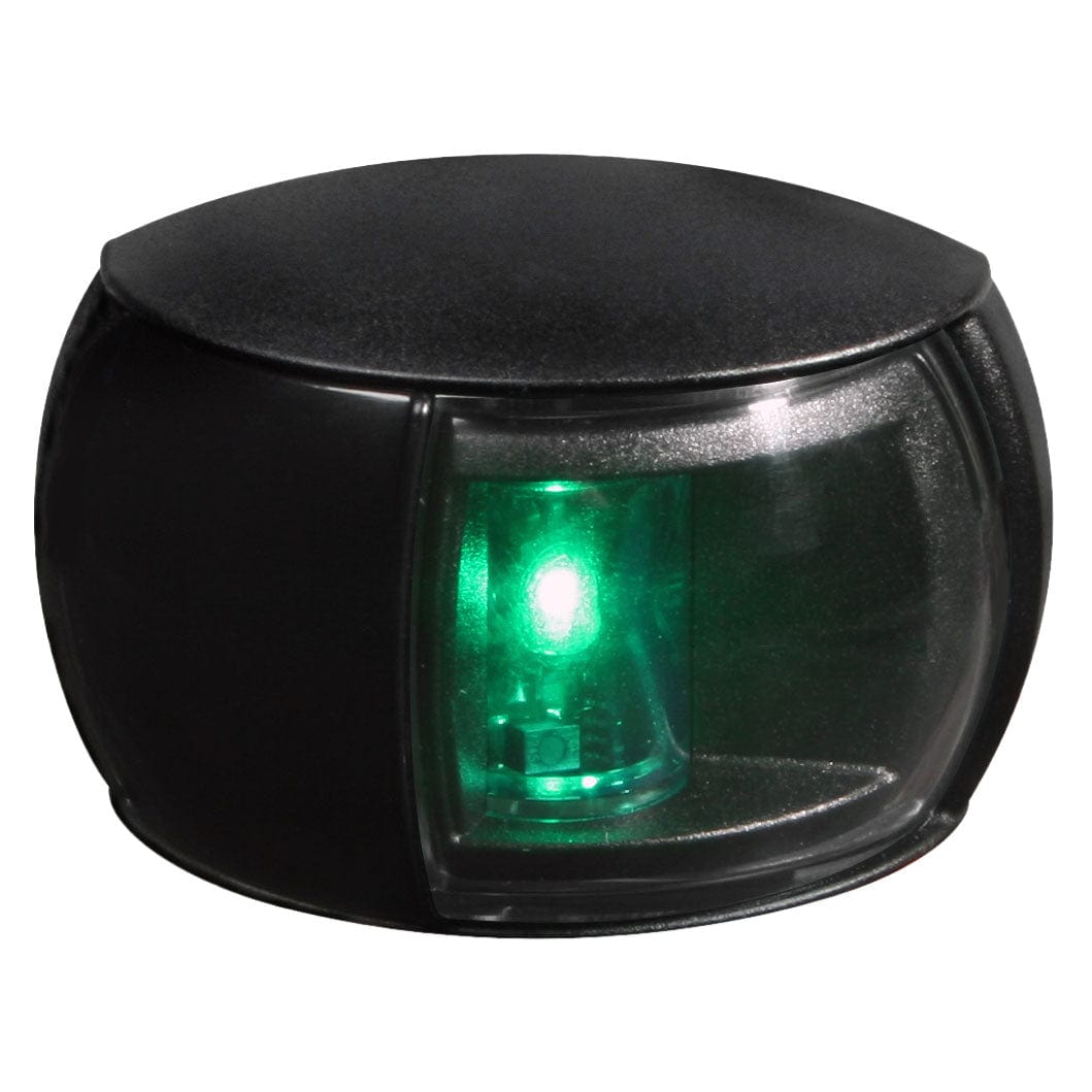 Hella Marine Qualifies for Free Shipping Hella Marine 2nm Navigation Light Starboard Clear Lens Black Shroud 2.5m Cable #980520331