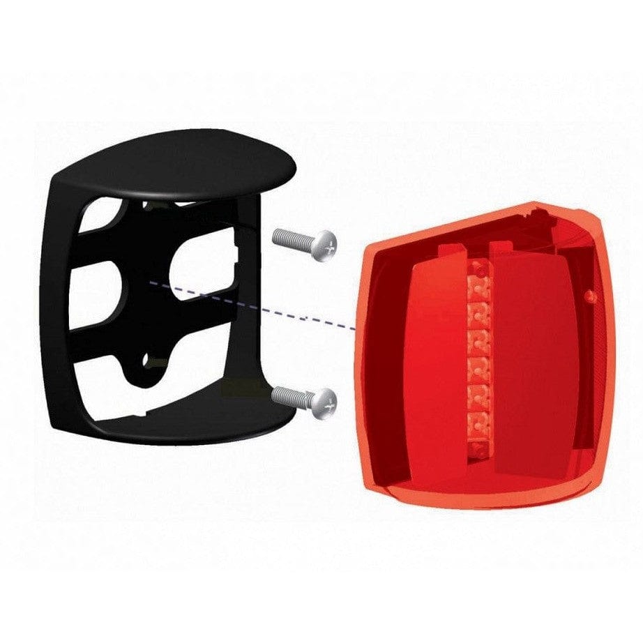 Hella Marine Qualifies for Free Shipping Hella Marine 2NM Navigation Light Stern Black Shroud #017.462-001