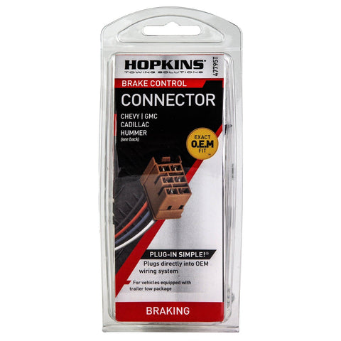 Hopkins Qualifies for Free Shipping Hopkins Plug-In Simple Brake Control Connector fits Chevrolet/GMC 1999-2007 #47795T