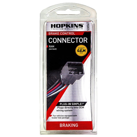 Hopkins Qualifies for Free Shipping Hopkins Plug-In Simple Brake Control Connector fits Dodge #53056T