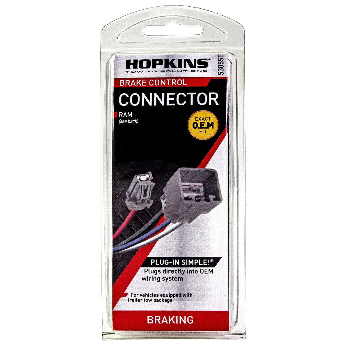Hopkins Qualifies for Free Shipping Hopkins Plug-In Simple Brake Control Connector fits RAM Pickup 2013 #53055T
