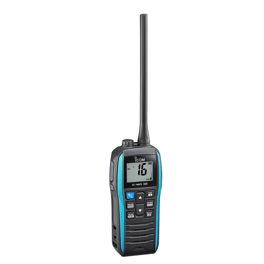 Icom Qualifies for Free Shipping Icom M25 Evo Handheld VHF Radio Blue #M25 EVO BLUE 71