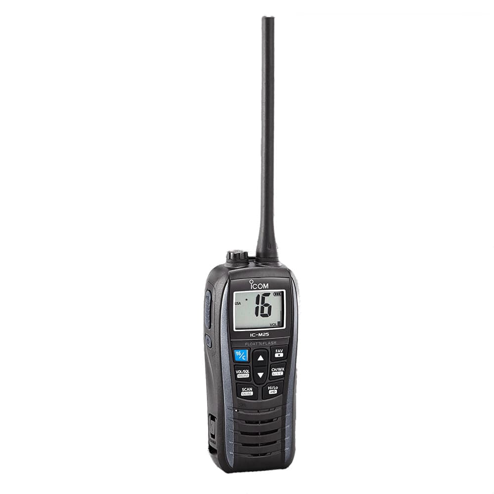 Icom Qualifies for Free Shipping Icom M25 Floating Handheld VHF Marine Radio 5w Black #M25 BLACK 41