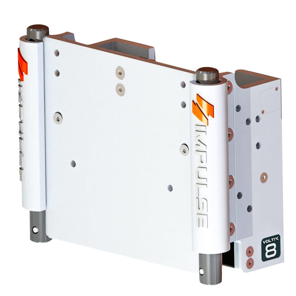 IMPULSE Not Qualified for Free Shipping IMPULSE XL Jack Plate 8" White Cerakote with Standard Remote #75063-W