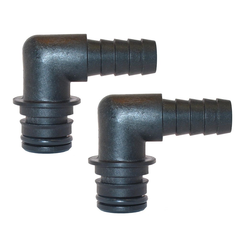 Jabsco Qualifies for Free Shipping Jabsco Port Kit 90-Degree Elbow 1/2" Hose Fitting Pair #30651-1000