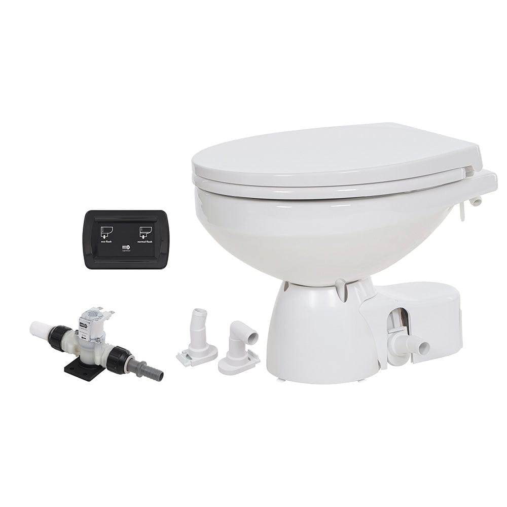 Jabsco Not Qualified for Free Shipping Jabsco Quiet Flush E2 Fresh Water Toilet Regular Bowl 24v #38045-4194RSP