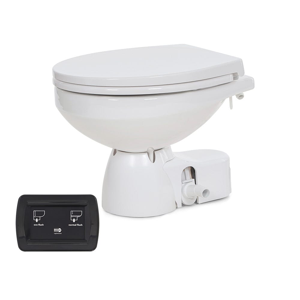 Jabsco Not Qualified for Free Shipping Jabsco Quiet Flush E2 Raw Water Toilet Regular Bowl 12v #38245-4192RSP