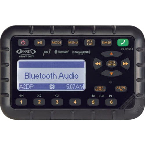 JENSEN Qualifies for Free Shipping JENSEN Heavy-Duty AM/FM/WB/SiriusXM R #JHD916BT