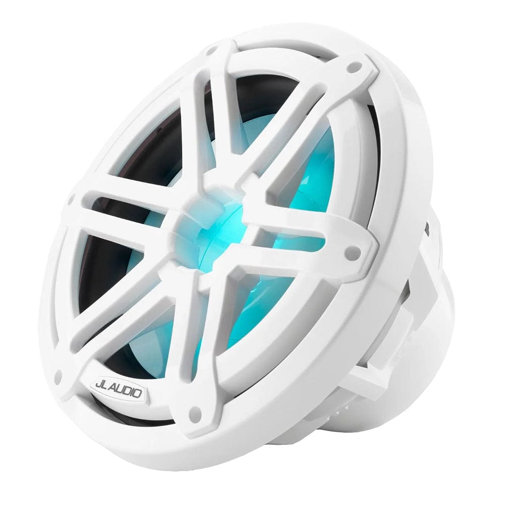 JL Audio Qualifies for Free Shipping JL Audio M3 10" Marine Subwoofer White Sport Grille with RGB LED #010-03265-00