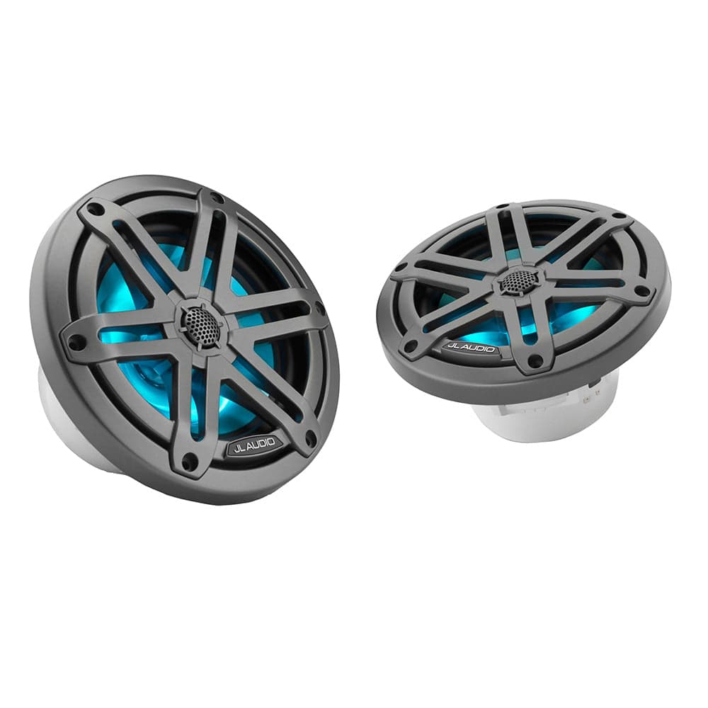 JL Audio Qualifies for Free Shipping JL Audio M3 6.5" Coaxial Speakers Gray Sport Grille with RGB LED #010-03062-00