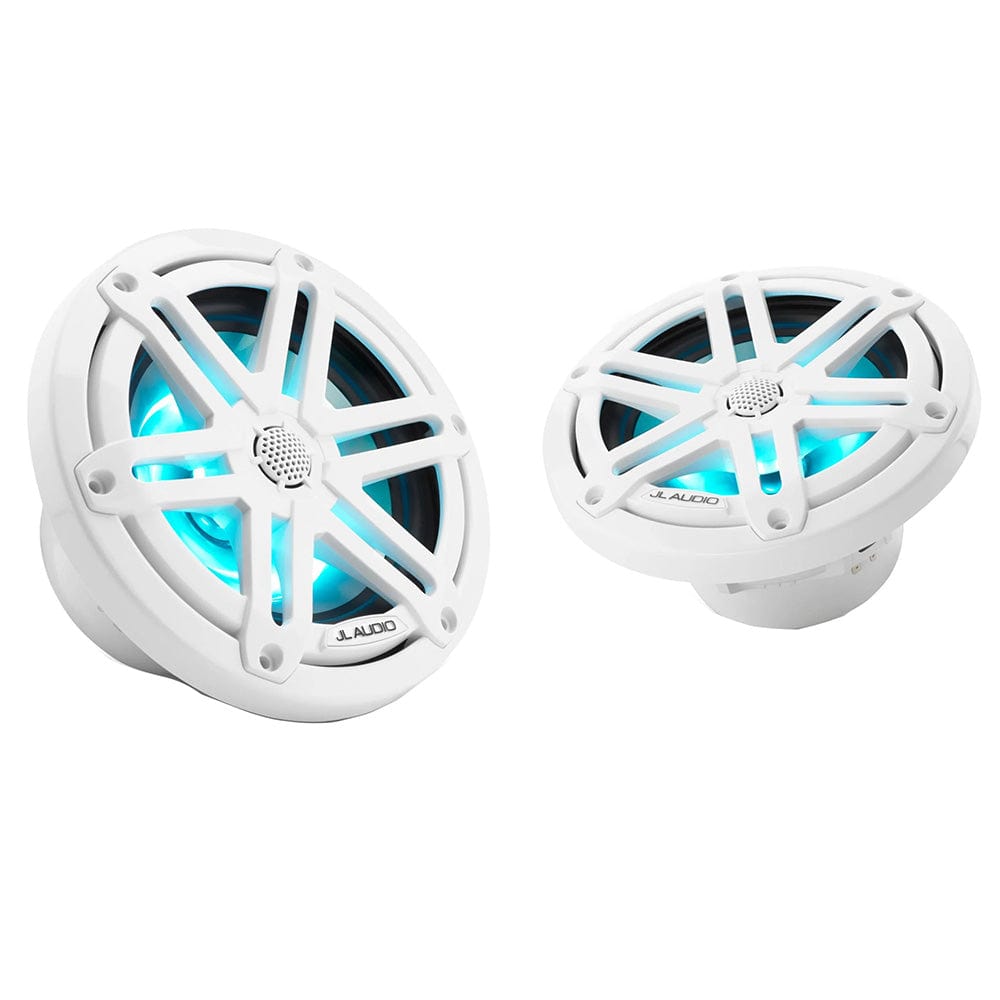 JL Audio Qualifies for Free Shipping JL Audio M3 6.5" Coaxial Speakers White Sport Grille with RGB LED #010-03064-00