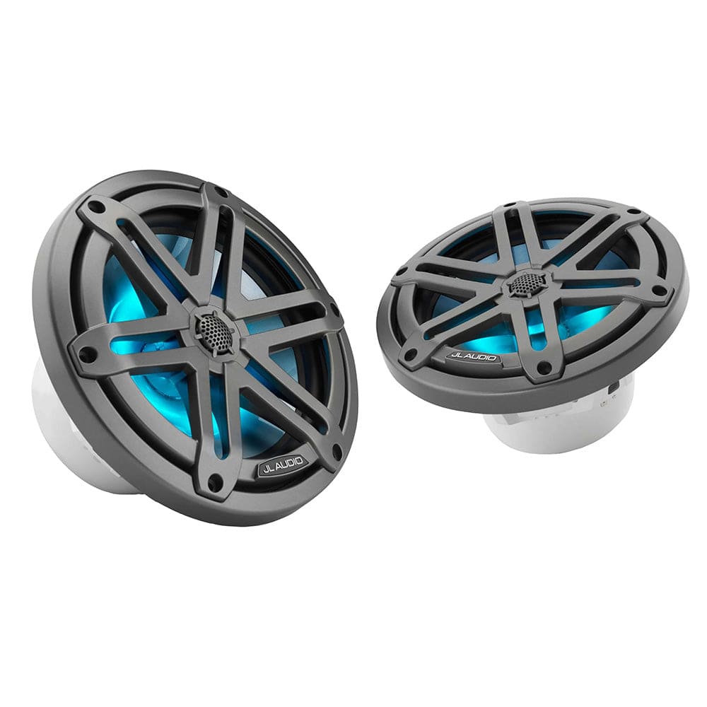 JL Audio Qualifies for Free Shipping JL Audio M3 7.7" Coaxial Speakers Gray Sport Grille with RGB LED #010-03067-00