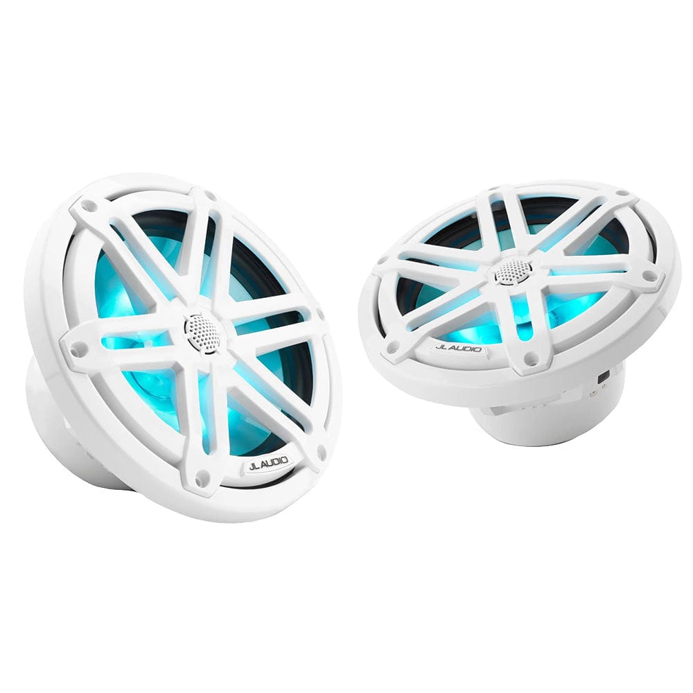 JL Audio Qualifies for Free Shipping JL Audio M3 7.7" Coaxial Speakers White Sport Grille with RGB LED #010-03069-00