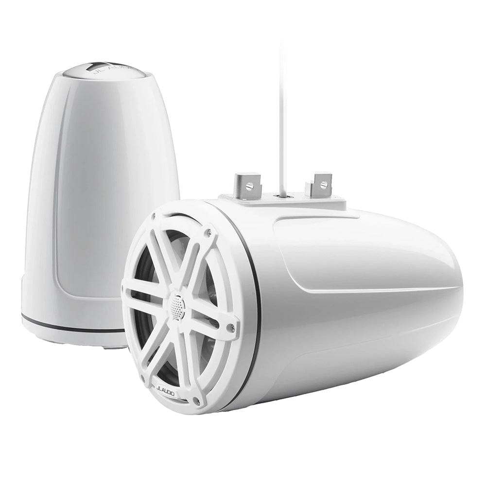 JL Audio Qualifies for Free Shipping JL Audio M3 7.7" Enclosed Tower Speakers White Sport Grille #010-03269-00